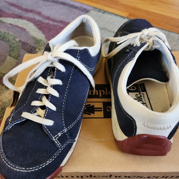 Blue Suede Sneaker - Picture 2 of 3